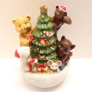 Christmas Forest Friends Music Box Christmas Around the World New in Box